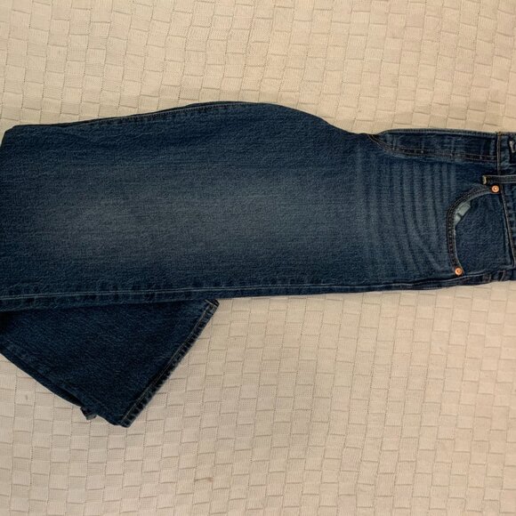 Levi's Ribcage Straight Jeans, Full Length, Size 28 - Picture 3 of 13